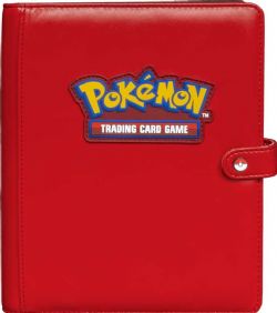 CARTABLE DE CARTES DE POKÉMON - UD PRO BINDER 4 POCKET POKEMON SNAP PRENIUM ROUGE